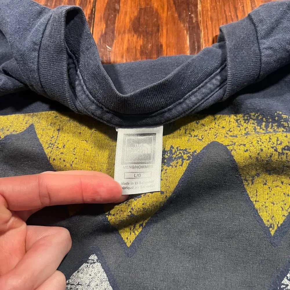 The North Face L Gorpcore Graphic Tee Blue Regular